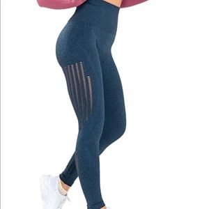 navy seamless leggings